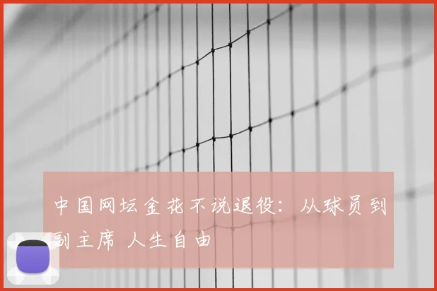 中国网坛金花不说退役:从球员到副主席 人生自由